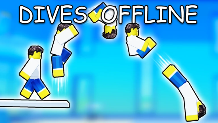 プールにダイビング 💧