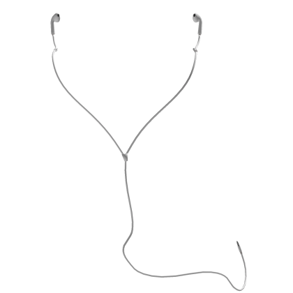 White Wired Earbuds (L)