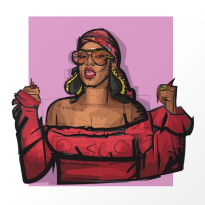Rihanna art  Roblox decal