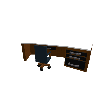 Office Chair and Desk