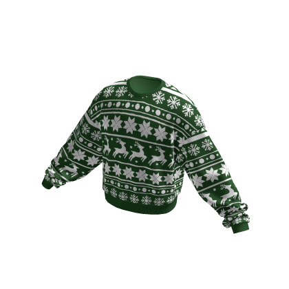 Christmas Sweater Green thumbnail