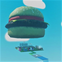 EASY Cheese Burger Obby FUN