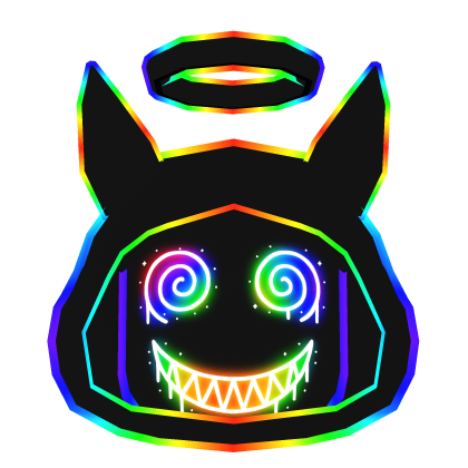 Rainbow Cartoony Hood