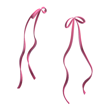 ♡ Cute Flowy Pink Mercy Ribbons Roblox item