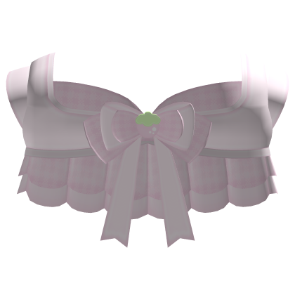 ‿ ♡ ۫ cute plaid strawberry ruffle tee , pink Roblox item