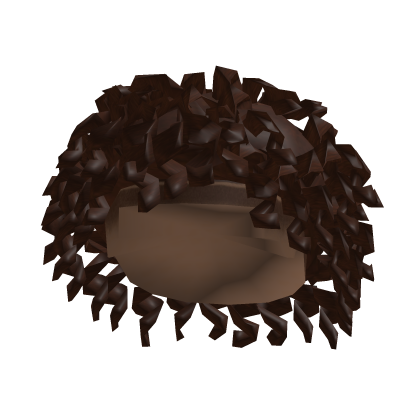 Brown Long Curly Fro Roblox item