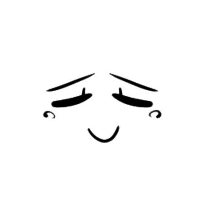 Calm Chill out face Roblox decal