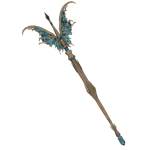 Turquoise Butterfly Scepter