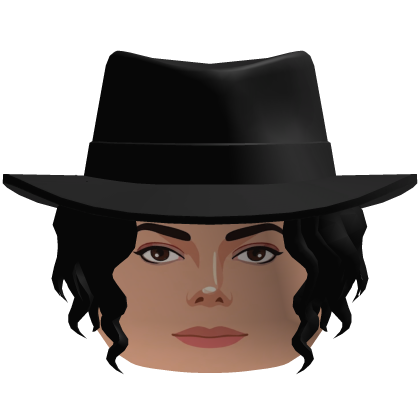 OG Michael Jackson Anime Black Fedora  Roblox item
