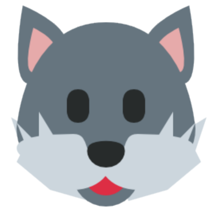 Wolf Emoji Roblox decal