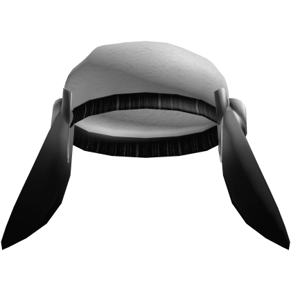 bunny hat with side bows ૮ • ﻌ - ა [white]