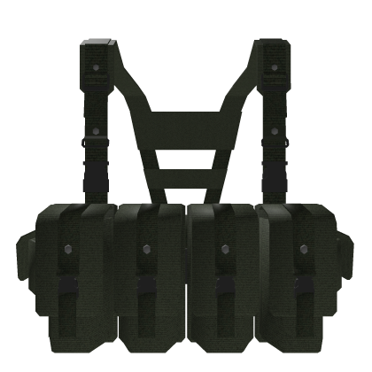 Magazine Pouch Olive Green Military Vest V2 Roblox item