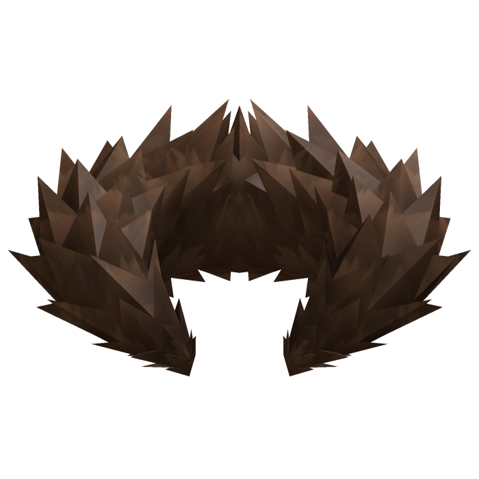 Brown Fur Collar