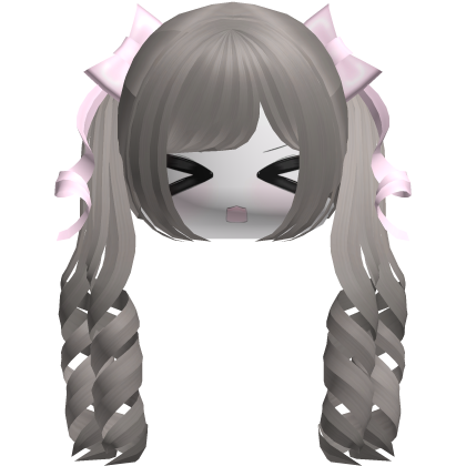 Adorable Kawaii Ash Brown Pigtails