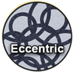 Opened Eccentric Container