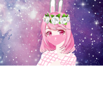 Sweet pink bunny