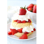 Strawberry shortcake cake