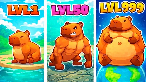 [FREE PET] CAPYBARA Race Simulator!