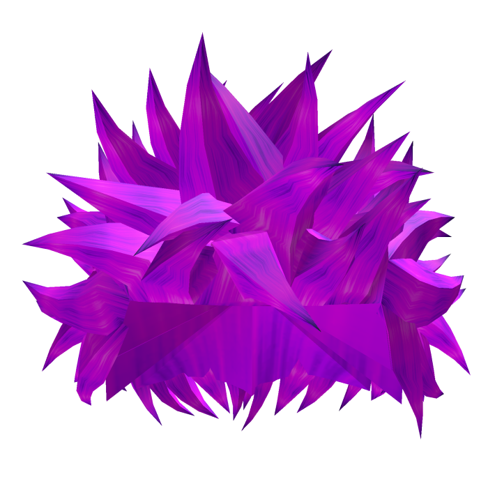 Messy bedhead boy hair [Neon purple]