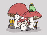 mushroom—frogs