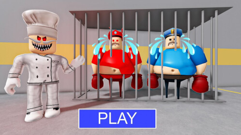 PAPA PIZZA VS BOXER POLICE PRISON RUN! (Obby)