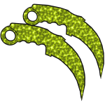 [FREE] DUAL KARAMBITS: SPARKLING LIME
