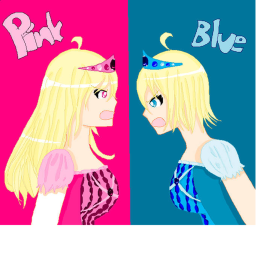 pink vs blue