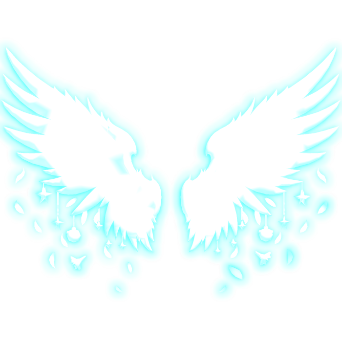 Neon Glowing Starlight Emissive Wings (Blue)