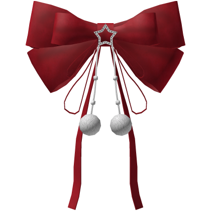 Red Hair Bow Roblox item