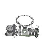 ♡ /pupcakes liam paw beaded 3.0