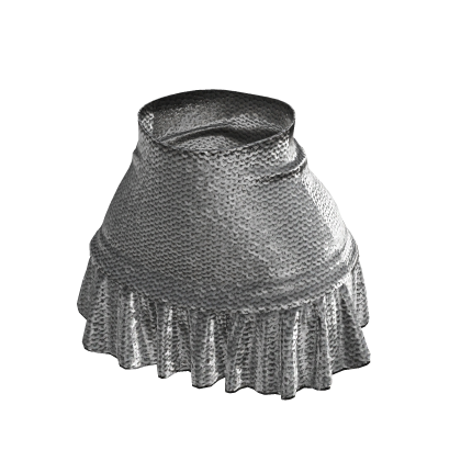 Sequin Flounce Miniskirt (Silver) thumbnail
