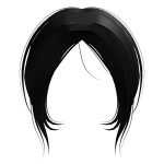 ۶ৎ | combo v2 newside curtain black bangs