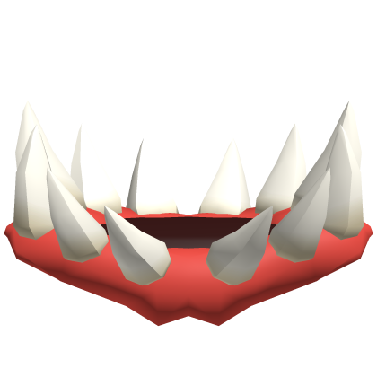 Red Teeth Mouth Collar