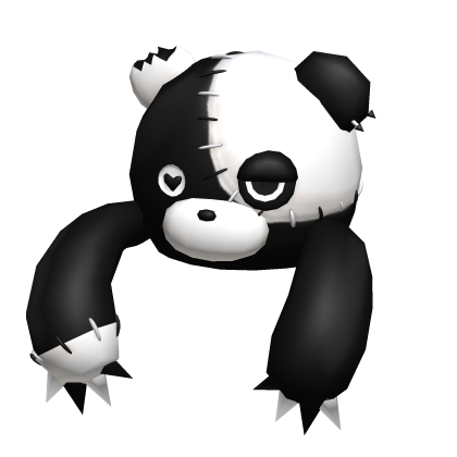 Gurokawa Creepy Cute Bear w stitches (black/white) Roblox item