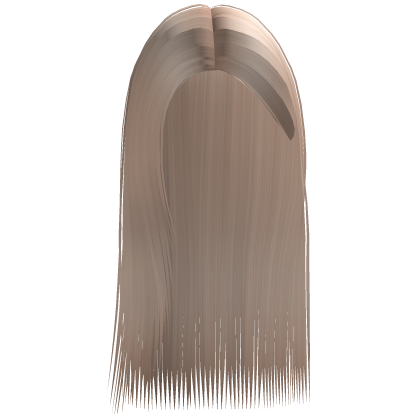 Kpop Long Straight Side Hair in Platinum Blonde Roblox item
