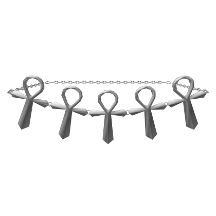 ankh belt in silver 1.0
