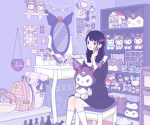 Kuromi Glitter Moon