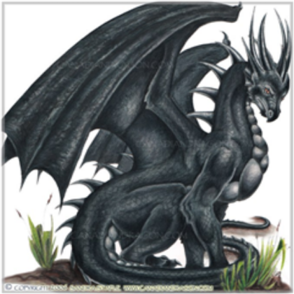 black-dragon Roblox decal