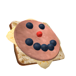 A swedish smiling sandwich