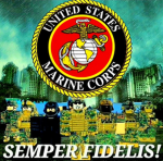 《U.S.M.C》 United States Marine Corps.