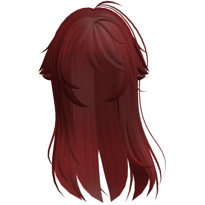 Red Shy Moe Cat Girl Windy Whispy Hair