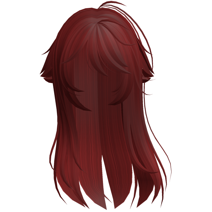 Red Shy Moe Cat Girl Windy Whispy Hair