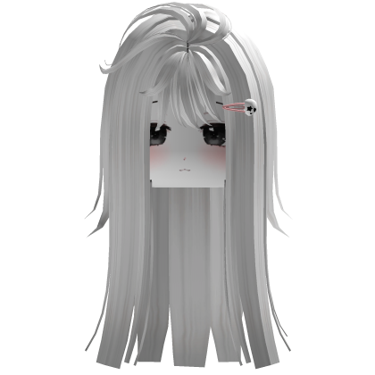 White Cute Girl Hair With Face