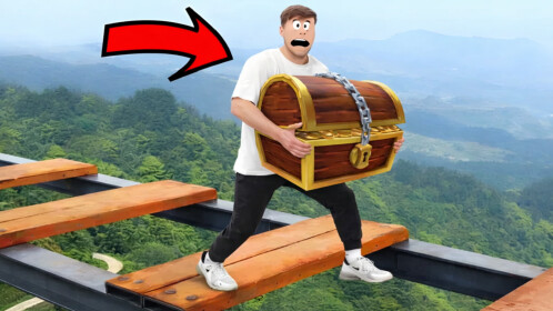 98% Win Obby Glass Bridge Reach $10.000