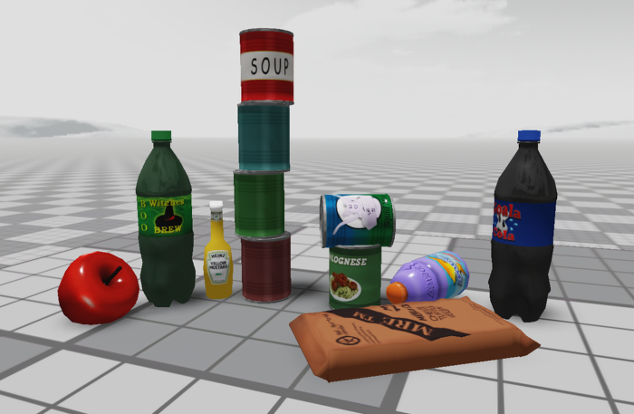 Food Pack (meshes) preview 2