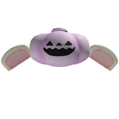 ‿ ♡ tan bear purple halloween pumpkin hat !