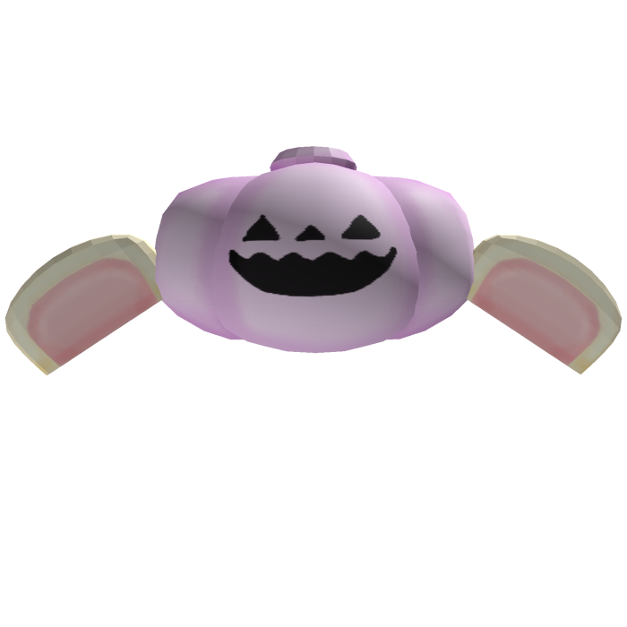 ‿ ♡ tan bear purple halloween pumpkin hat !