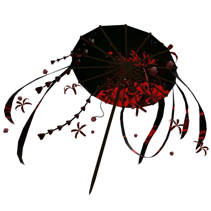 japanese red spider lily windy umbrella