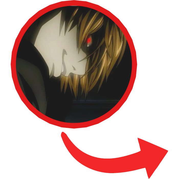 Light Yagami Red Circle