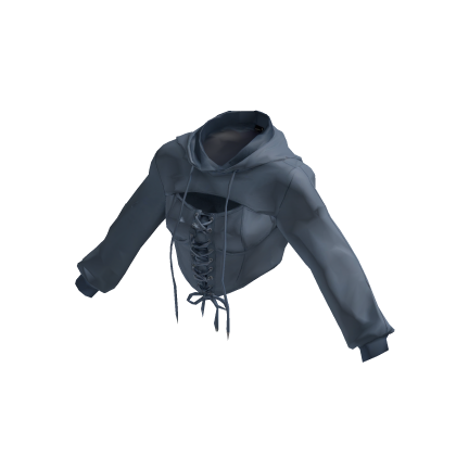 Lace-Up Corset Hoodie